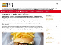 burgerprofis.com Webseite Vorschau
