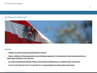 zivildienst.gv.at Webseite Vorschau