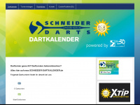 schneider-dartkalender.de Webseite Vorschau