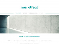 marktfeld.ch Webseite Vorschau