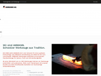 ammann-werkzeuge.ch Webseite Vorschau