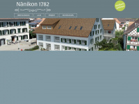 naenikon1782.ch Webseite Vorschau