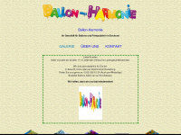 ballon-harmonie.de Webseite Vorschau