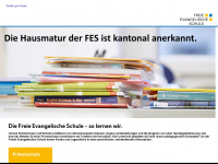 fes.ch Webseite Vorschau