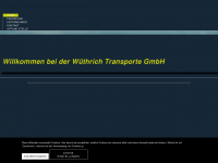 wuethrich-transporte.ch Webseite Vorschau