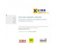kling-transport.de Webseite Vorschau