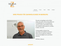 zahnarzt-bock.de Webseite Vorschau