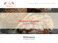 baeckerei-lehmann.ch Webseite Vorschau