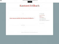 kantoreifellbach.wordpress.com Webseite Vorschau