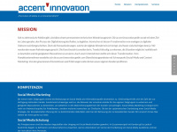 accentinnovation.ch Webseite Vorschau
