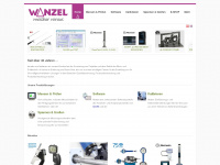 wanzel.com Webseite Vorschau