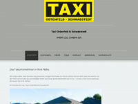taxi-ostenfeld.de Webseite Vorschau
