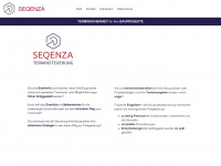 seqenza.com Webseite Vorschau