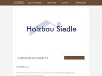 holzbau-siedle.de Webseite Vorschau