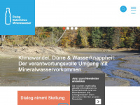 dialog-mineralwasser.de Webseite Vorschau