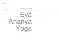 evaananyayoga.com Webseite Vorschau