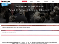 emsorama.ch Webseite Vorschau