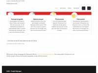 linux-astronomie.de Webseite Vorschau