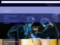 plastische-chirurgie-ungarn.hu Webseite Vorschau