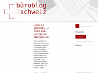 bueroblog.ch Webseite Vorschau