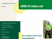 gruene-landau-land.de Webseite Vorschau