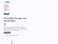 meba-biogas.de Webseite Vorschau