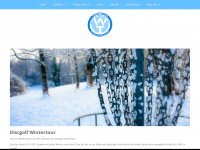 discgolf-wintertour.ch Webseite Vorschau