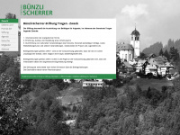 bünzlistiftung.ch Webseite Vorschau