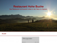 hohe-buche.ch Webseite Vorschau