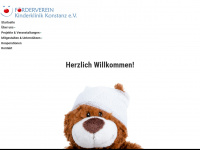 foerderverein-kinderklinik-konstanz.de Webseite Vorschau