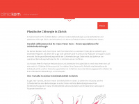 clinickern.ch Webseite Vorschau