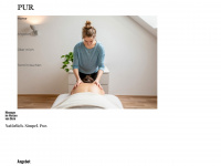 pur-massage.com Webseite Vorschau