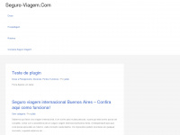 seguro-viagem.com Webseite Vorschau