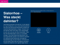 sialorrhoeinfo.de Webseite Vorschau