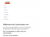 casinozauber.com Webseite Vorschau