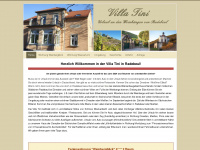 villa-tini.de Webseite Vorschau