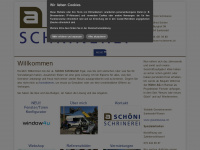 schoeni-schrinerei.ch Webseite Vorschau
