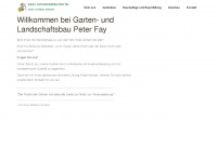 gartenbau-fay.de Webseite Vorschau