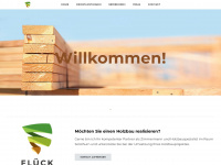 flueck-holzbau.ch Webseite Vorschau