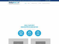 deltaport-niederrheinhaefen.de Webseite Vorschau