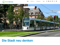 tram-kiel.de Webseite Vorschau