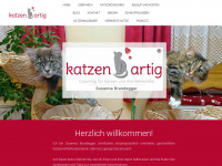 katzen-artig.at Webseite Vorschau