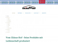 chlaus-hof.ch Webseite Vorschau