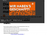 ahvx13.ch Webseite Vorschau