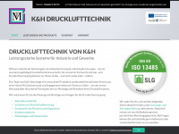 kh-drucklufttechnik.de Webseite Vorschau