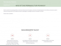 permakultur-picknick.de Webseite Vorschau