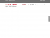 strom-gmbh.com Webseite Vorschau