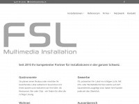 fslmultimedia.ch Webseite Vorschau