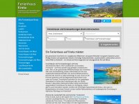 ferienhaus-kreta.net Webseite Vorschau