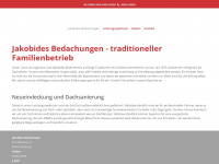 jakobides-bedachungen.de Webseite Vorschau